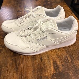 Men’s SZ 13 Reebok Classic White Leather Sneakers